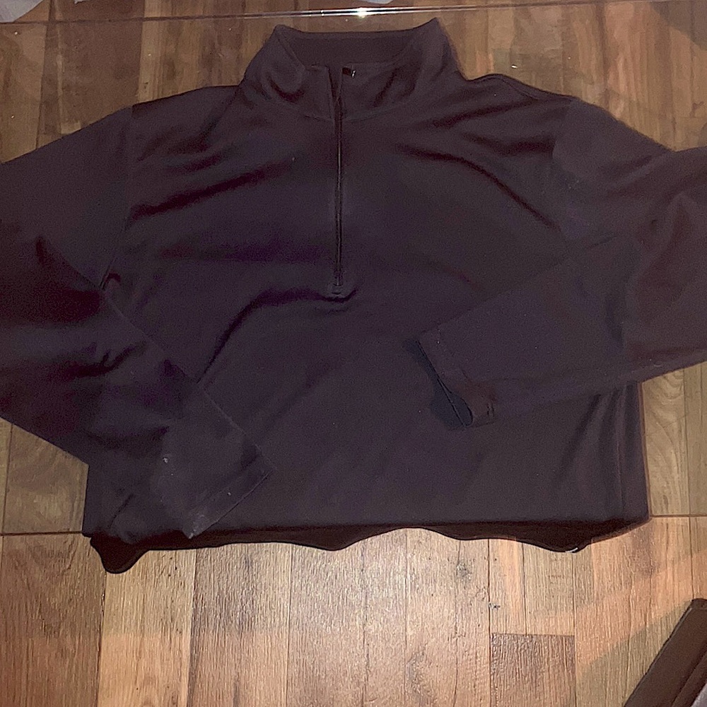 Messer zip up work out long sleeve shirt